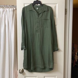 Old Navy Shirt Dress Size L NWT